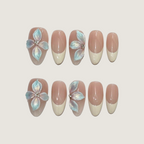 Blue Flower Dream Press-on Nails