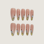 Golden Tears Press-on Nails