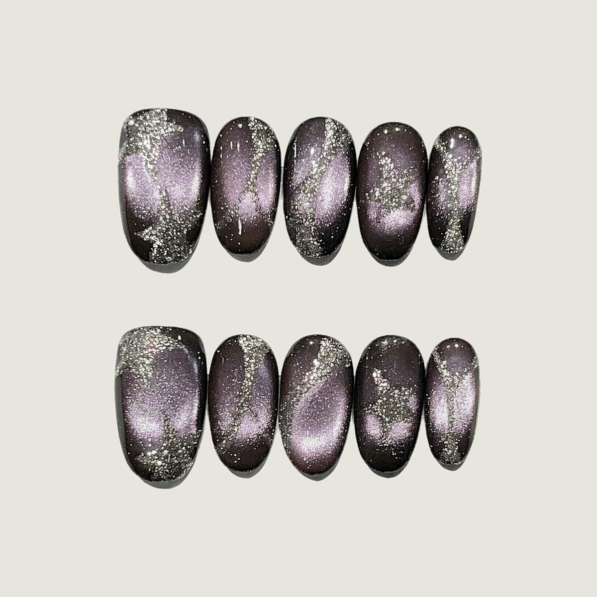 Grape Fizz Press-On Nails