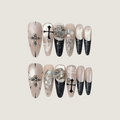 Midnight Cross Press-On Nails