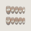 Silver Moon Veil Press-On Nails
