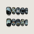 Sweet & Cool Night Cat Press-On Nails