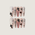 Sweet Melancholy Cross Press-On Nails
