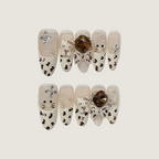 Sweet Mocha Leopard Press-On Nails
