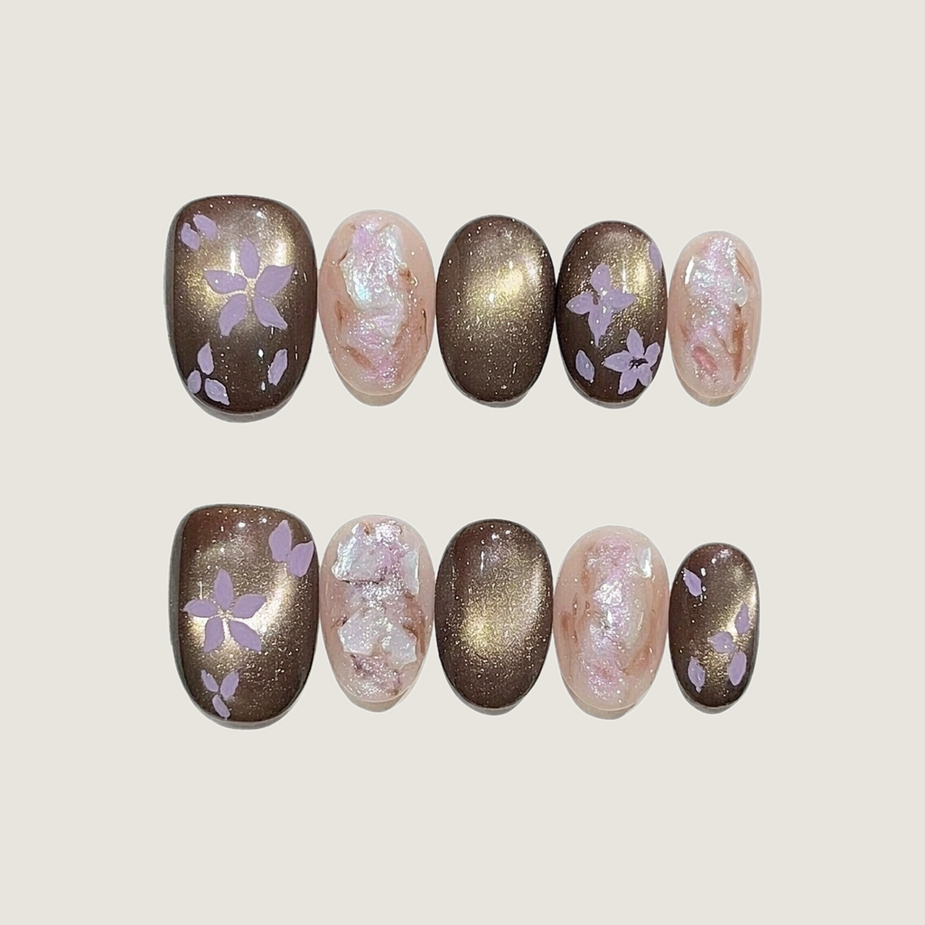 Twilight Violet Press-On Nails