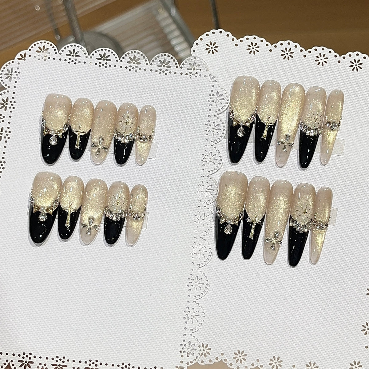 Sleepless Night Press-On Nails — original product photo 1